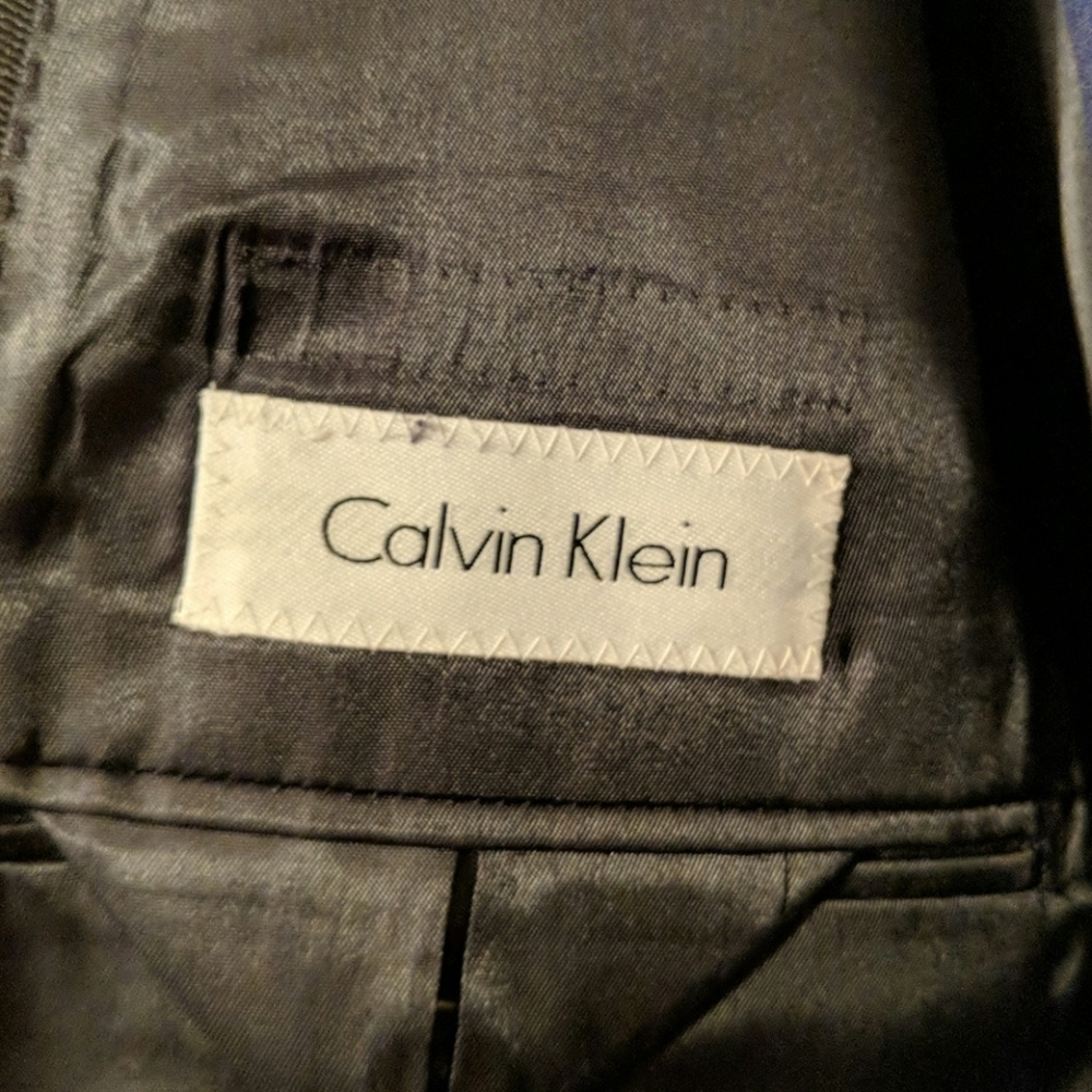 Calvin Klein Blue Slim Fit Tuxedo - Picture 8 of 8